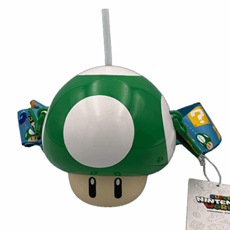 Vaso de hongo de Mario Bros verde